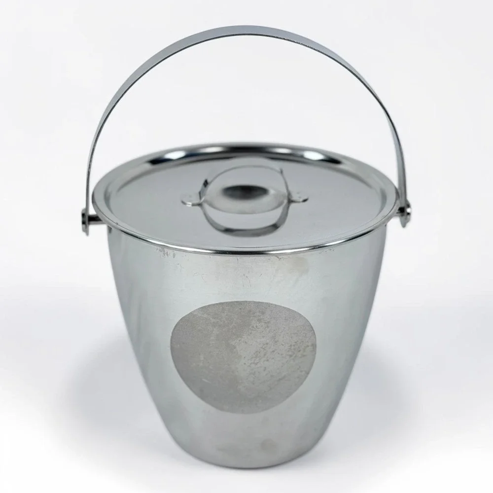 Vintage IKEA Groggy Stainless Steel Ice Bucket Lid Anna Efverlund Maria Vinka